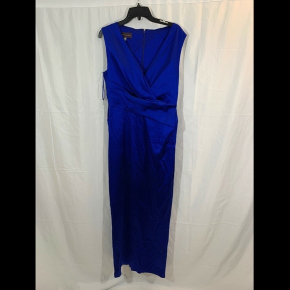 NEW $1675 Talbot Runhof Stretch Duchess Satin Gown - Picture 2 of 8